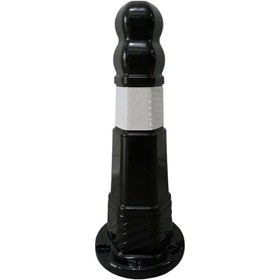 Resim Hayat Trafik EKO Altıgen Delinatör, Yol Dubası 60 cm Siyah 