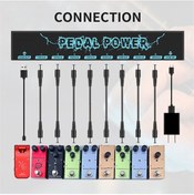 Resim Crackedice Pedal Gücü Gitar Pedal Gücü Gitar Efekt Güç Kaynağı Dc Çıkışı 