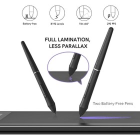 Resim Hype Store Veikk VK1200V2 8192 Levels 11.6" IPS HD Grafik Tablet + Kalem 