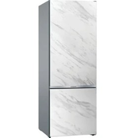 Resim Siemens KG56NQWF0N IQ500 Beyaz Seramik Alttan Donduruculu Buzdolabı 