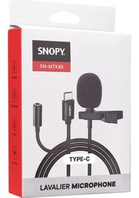Resim Snopy SN-MTK45 TypeC Yaka Mikrofonu 