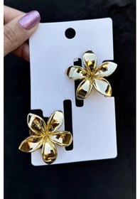 Resim Caş Dekorasyon 2'li Altın Renk Lotus Pens Toka Set 