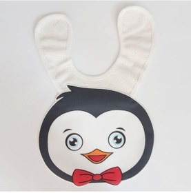 Resim Penguenli Su Geçirmez Bebek Önlüğü Çok Renkli 