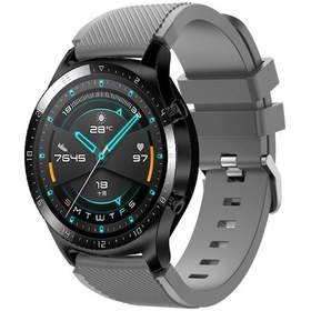Resim Suofeng Huaweı Watch Gt 2 46mm/honor Magicwatch 2 46mm İçin 22mm Gri Silikon Değiştirme Kordonu - Konforlu, Dayanıklı Ve Kol Ayarlı 