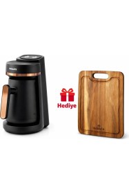 Resim Philips Kahve Makinesi Közde Türk Kahvesi Bakır Rengi 