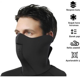 Resim Vexo Neopren Motosıklet Maskesı Genıs 