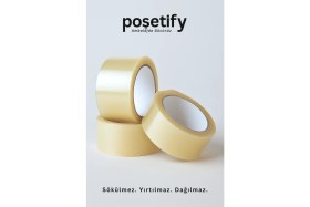Resim 45MM x 100 Metre Koli Bandı | 48 Adet | Güçlü Yapışkanlı Şeffaf Paketleme Bandı 