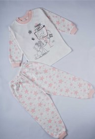 Resim MİNİKO KİDS Yeni Sezon Pamuk Çocuk Desenli Pijama Takımı 