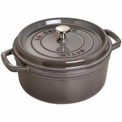 Resim Staub 405002460 Döküm Tencere Yuvarlak Gri 24cm 390.01.0030 