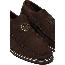 Resim Bestello Bağcıksız Eva Taban Loafer 331-080 Erkek Ayakkabı Kahve Nubuk 