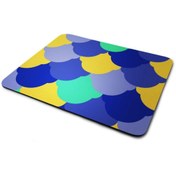 Resim WuW Sarı Lacivert Mavi Renkler Mouse Pad 