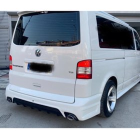 Resim smartspoyler Vw Volkswagen Transporter T5 T6 Arka Tampon Eki Boyasız(2004-2014) 