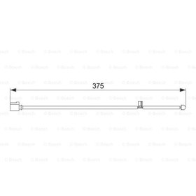 Resim BOSCH 1987474562 Fren Balata Fişi Cayenne 07-10 397Mm 