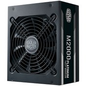 Resim Cooler Master M2000 MPZ-K001-AFFBP-EU 2000W 80+ Platinum Modüler Güç Kaynağı Cooler Master