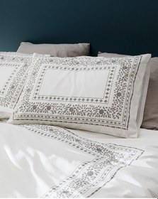 Resim Madame Coco Arber King Size %100 Pamuk Nevresim Takımı - Gri 8684427186602 Gri 