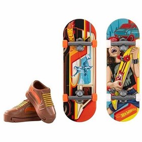 Resim Hot Wheels Skate Retro Temalı İkili Parmak Kaykay ve Ayakkabı Paketleri HXL17-HXL20 