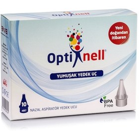 Resim Optinell Yumuşak Uçlu Burun Aspiratörü Yedek Ucu 10'lu 