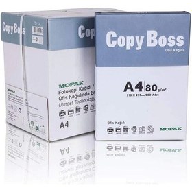 Resim Copy Boss A4 Fotokopi Kağıdı 80gr 5 Paket 2500 Yaprak 1 Koli A4 