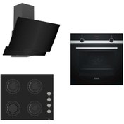 Resim Siemens & Ferre Lux Black Star Ankastre Set 135 (HB514FBR0T - D063 - CS205) Siemens