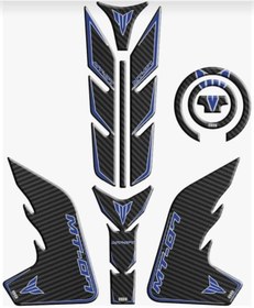 Resim Yamaha Mt 07 2018-2020 Uyumlu Tank Pad Set 003 Arr1190 