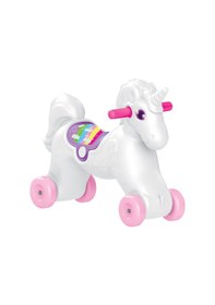 Resim 2509 Tekerlekli Unicorn Sallanan At ,Dolu 