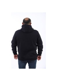 Resim Starbattal Büyük Beden Erkek Basic Sweat Kapüşonlu 11700-45 Siyah 