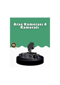 Resim Mey İthalat 1080p 4 Kanallı Araç Kamerası Gps + Wifi + G Sensör Destekli 