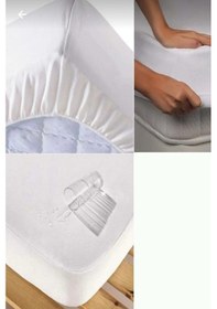Resim Özdilek Beyaz Micro Fitted Sıvı Geçirmez Yatak Koruyucu Alez Bebek Yatağı Alezi 70x140 