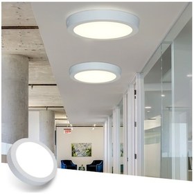 Resim Cata 18 W Led Panel - Beyaz 6500k - Yuvarlak - Beyaz-s/ü-ct-5233b 