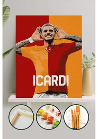 Resim Sayılarla Boyama Tuval Seti 40x50 Cm - Icardi 