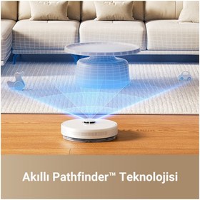 Resim Dreame L10s Pro Gen 2 7.000PA Emiş Gücü Beyaz Robot Süpürge 