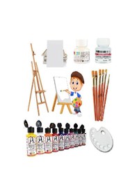 Resim Akrilik Başlangıc Seti 35 x 50 Tuval ve Ekipmanlar 