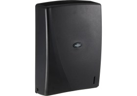 Resim Hepta Collection Rulopak R-1312S Modern Z Kat 400'LÜ Havlu Dispenseri, Plastik, Siyah 