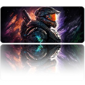 Resim Mouse Pad Büyük Boy Gaming Oyuncu Xl 70x30 Cm MASTER-CHIEF 