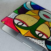 Resim Sürreal Renkli İnsan Grafiti Notebook Sticker, Laptop sticker,, Hp Sticker, Asus Sticker, 15.6 inç Sticker 