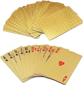 Resim STOREMAX İskambil Kağıdı Destesi Oyun Kartları Su Geçirmez PVC Parlak Rengi 54'lü 1184728 