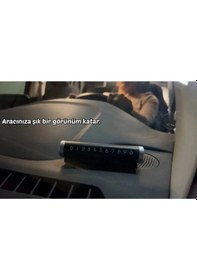 Resim Livx Alüminyum Kasa Çevirmeli Araç Park Telefon Numaratör Siyah 