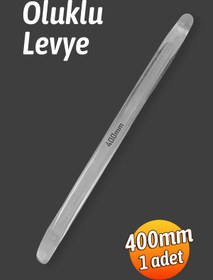 Resim Badem10 EL500 Oluklu Levye 400MM Gümüş Gri Profesyonel ve Hobi Amaçlı 