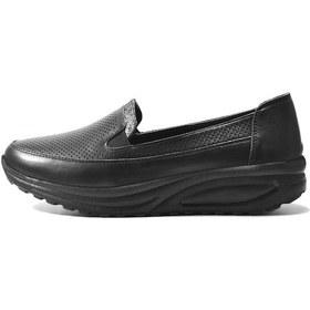 Resim Beety 038 Hakiki Deri Siyah Ortopedik Günlük Kadın Anne Ayakkabı Siyah 