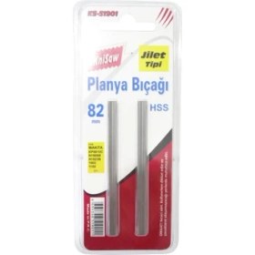 Resim Knisaw KS51901 Planya Bıçağı Jilet Tipi 82 mm 2'li Set 