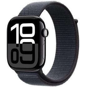 Resim Apple Watch Series 10 GPS + Cellular 42 mm Alüminyum Kasa ve Spor Loop Mürekkep Moru 