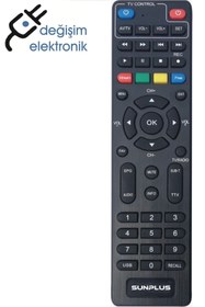 Resim Genel Markalar Sunplus Astra Turbo Mini Hd Uydu Orjinal Kumandası 