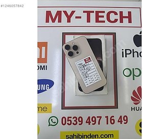 Resim Apple iPhone 16 Pro İkinci El YD | 128 GB | Çöl Titanyum 