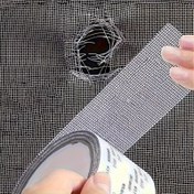 Resim Yüksek Güçlü Kendinden Yapışkanlı Ekran Tamir Bandı, Kapı ve Pencere Ekranları İçin Uygun, Sızdırmazlık Ekran Tamir Yamaçları için Sızdırmazlık Ekran Tamir Yamaçları, Mosquito Ekranları İçin Esnek Kumaş Malzemesi, Kumaş Yüzeyleri İçin Kolay Kesim, Tamir için Doğru Boyuta Kolay Kesim 