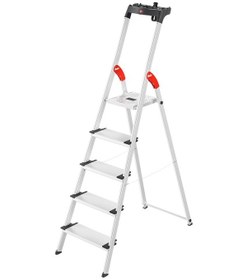 Resim Hailo L80 Comfortline 5 Basamaklı Alüminyum Merdiven 