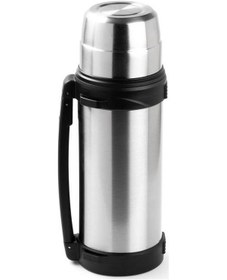 Resim Tantitoni Okadi Kulplu Silver Paslanmaz Çelik Termos 1,2 Lt Gri 