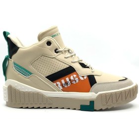 Resim GAMELU Polo Bot Boğazlı Sneakers Erkek Spor Ayakkabı BEJ 