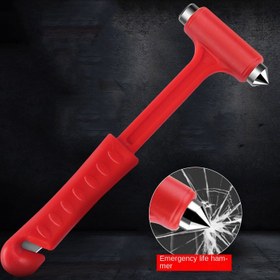 Resim 1 adet Çok Fonksiyonlu Güvenlik Çekici, Plastik Yapı, Acil Durumda Camı Kır ve Güvenli Tut 