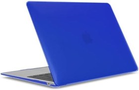Resim Apple Macbook Pro 13.3inç M2 2022 2020 A2251 A2289 A2338 ile uyumlu Kılıf Mat Ön Arka Kapak Mavi 