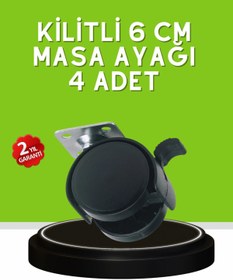 Resim Epilons Sehpa Ve Restoran Arabası İçin Kilitli Ayak 4 lü 